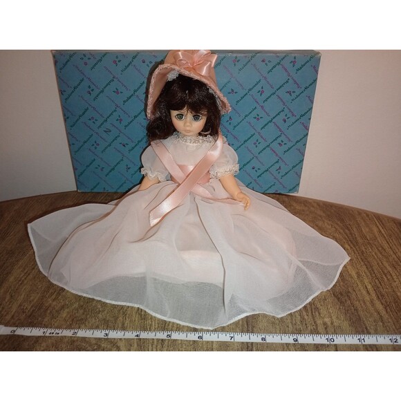 Madame Alexander Plastic Articulated Pinkie Vintage 11” Doll wBox, Bonnet - Picture 7 of 11